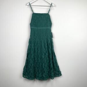 NWT NSR Floral Square Neck Midi Dress Size M